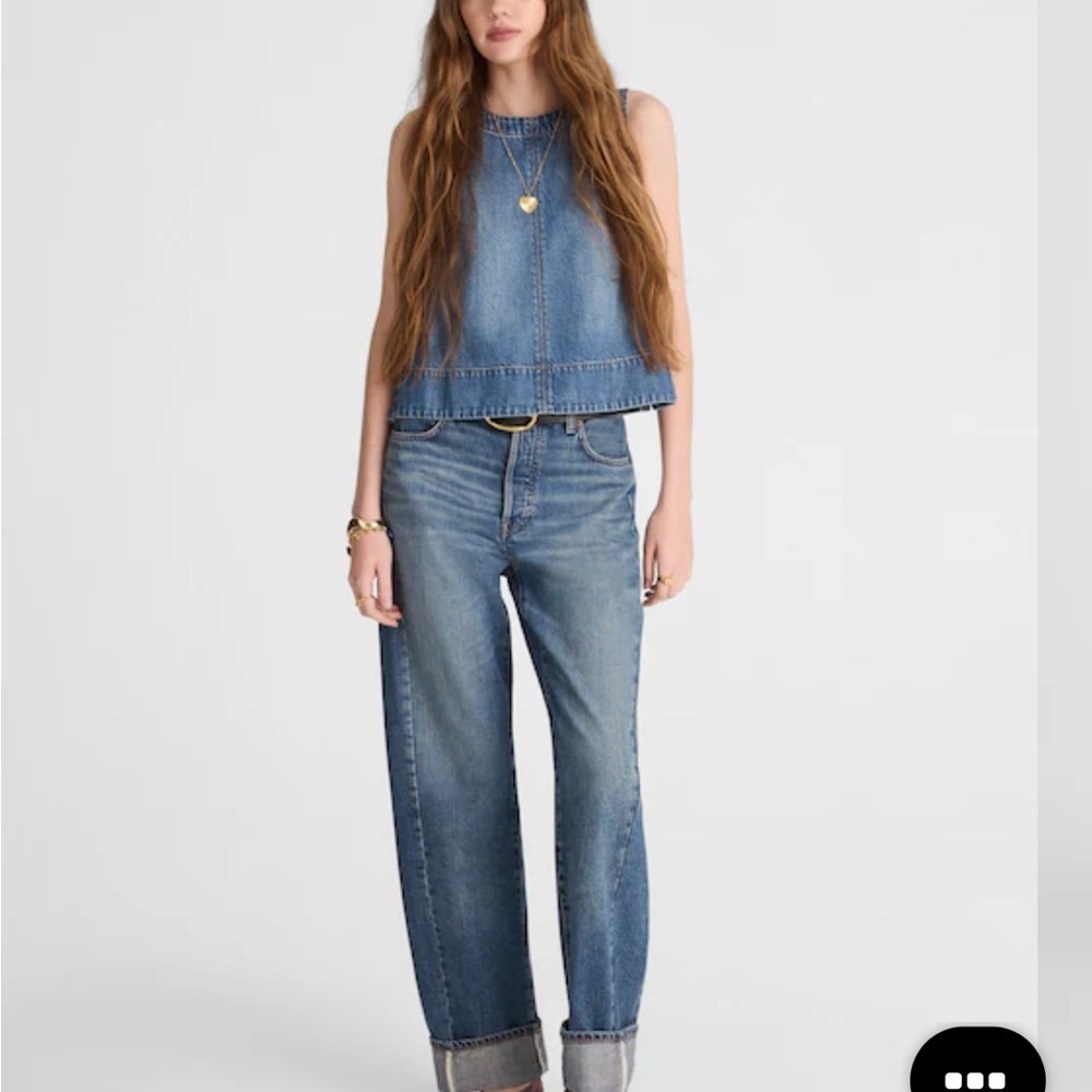 The Pieced Barrel-Leg Full-Length Jean